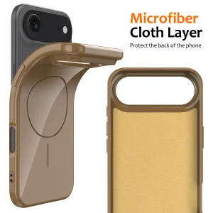 Silicone case Magnetic MagSF for iPhone 17 Air, brown 4