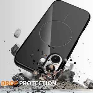 Silicone case Magnetic MagSF for iPhone 17, black 4