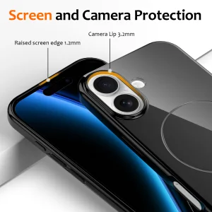 Silicone case Magnetic MagSF for iPhone 17, black 3