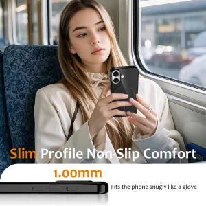 Silicone case Magnetic MagSF for iPhone 17, black 6