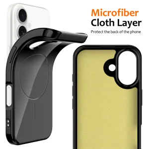 Silicone case Magnetic MagSF for iPhone 17, black 5