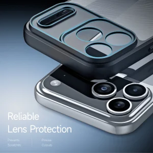 Калъф Dux Ducis Aimo за iPhone 17 Pro, черен- прозрачен 5