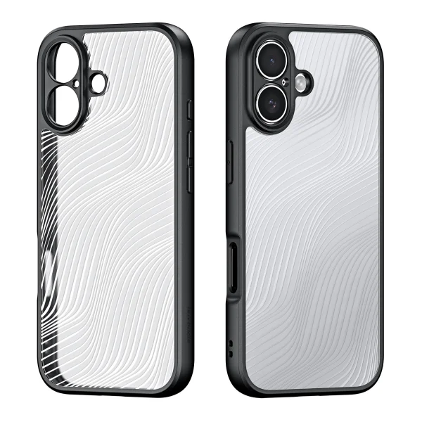 Dux Ducis Aimo Case for iPhone 17, Black- Transparent 2