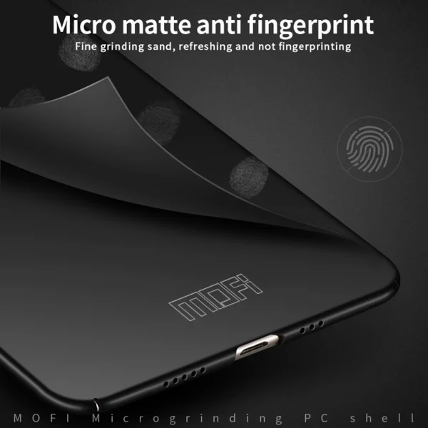 Пластмасов калъф Mofi Shield Matte за iPhone 17, черен 4