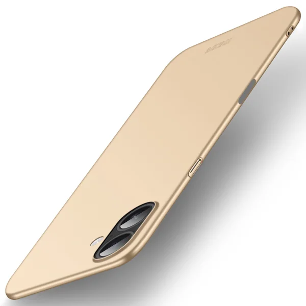 Plastic case Mofi Shield Matte for iPhone 17, gold 1