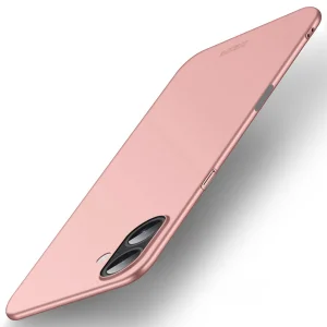 Пластмасов калъф Mofi Shield Matte за iPhone 17, розов