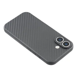 Silicone case Carbon Fiber Texture for iPhone 17, black 5