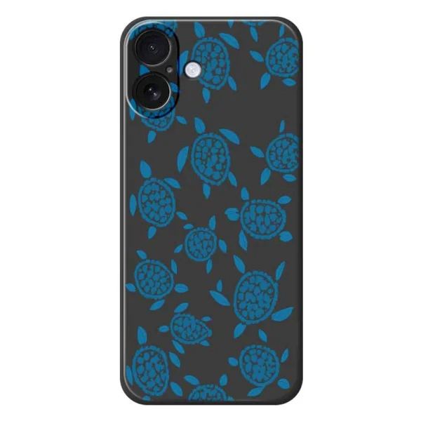 Силиконов калъф Blue Turtle за iPhone 17, черен 1