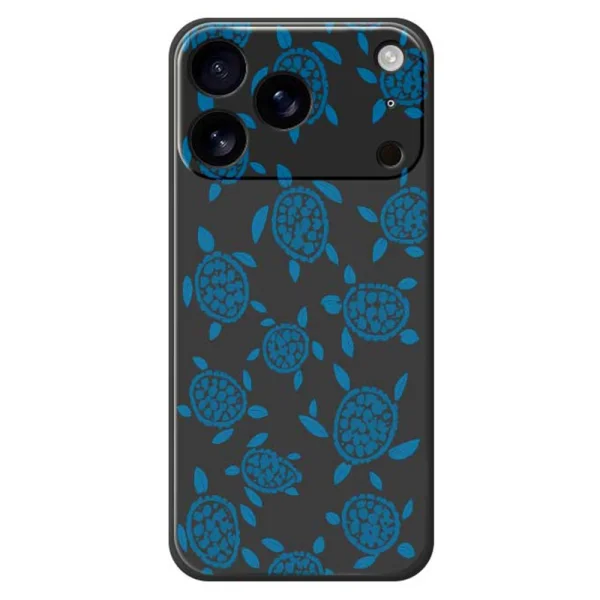 Силиконов калъф Blue Turtle за iPhone 17 Pro, черен 1