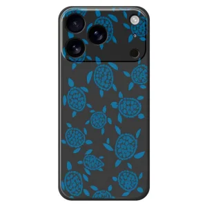 Силиконов калъф Blue Turtle за iPhone 17 Pro, черен