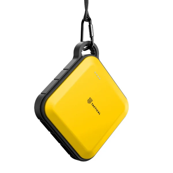 Външна батерия Tactical 10050mAh, Power Bank, с LED светлини и карабинер, жълт 1