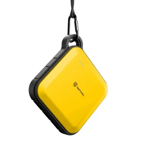 Външна батерия Tactical 10050mAh, Power Bank, с LED светлини и карабинер, жълт