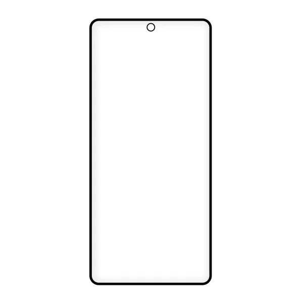 Стъклен протектор 6D Full Glue Matt за Xiaomi Redmi Note 13 5G, Note 13 Pro 4G, черен 2