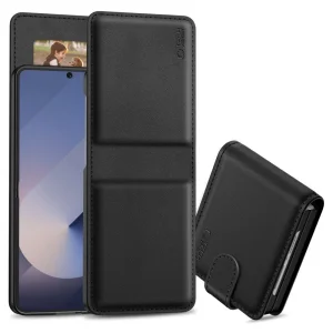 Калъф Tech-Protect Wallet за Samsung Galaxy Z Flip7, черен