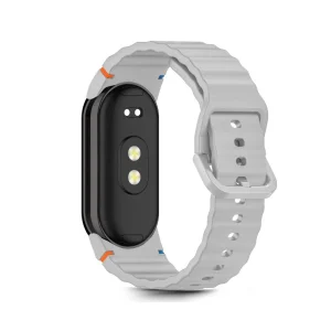 Силиконова каишка Tech-Protect Silicone Sport за Xiaomi Smart Band 8 /9/10/NFC, сив