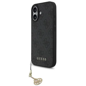 Калъф Guess 4G Charm за iPhone 17, сив