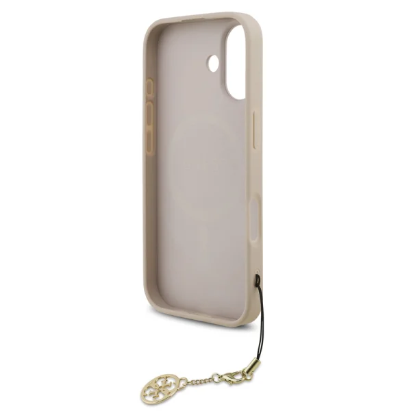 Калъф Guess 4G Charm за iPhone 17, розов 6