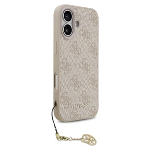 Калъф Guess 4G Charm за iPhone 17, розов 3