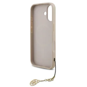 Калъф Guess 4G Charm за iPhone 17, розов 6