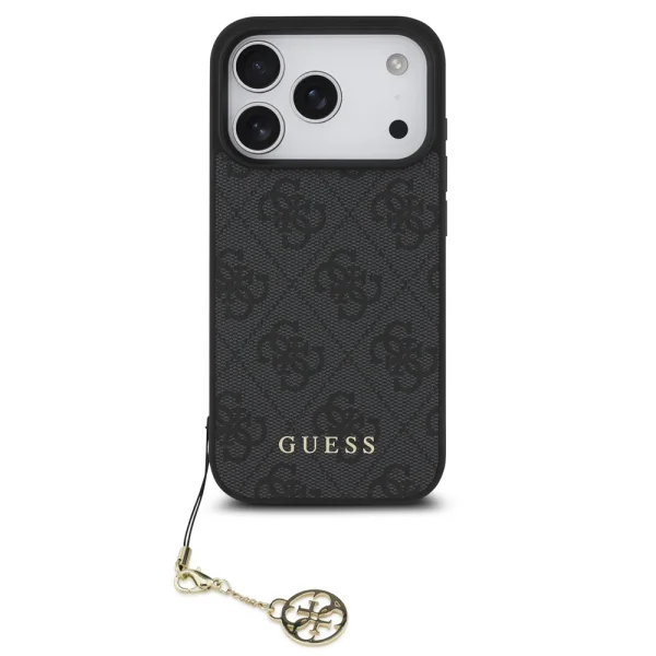 Калъф Guess 4G Charm за iPhone 18 Pro, сив 2