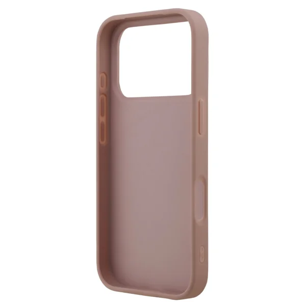 Калъф GUESS, PU Fixed Glitter 4G Metal Logo за iPhone 18 Pro Max, розов 4