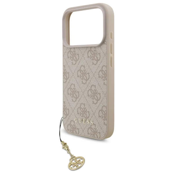 Guess 4G Charm case for iPhone 18 Pro Max, pink 4