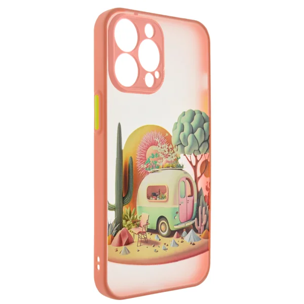 Trendy Travel Case for iPhone 13 Pro, caravan 2