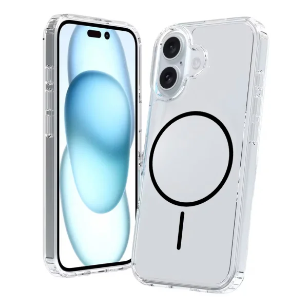 Калъф Anti Shock Thin MagSF за iPhone 16, черен 1
