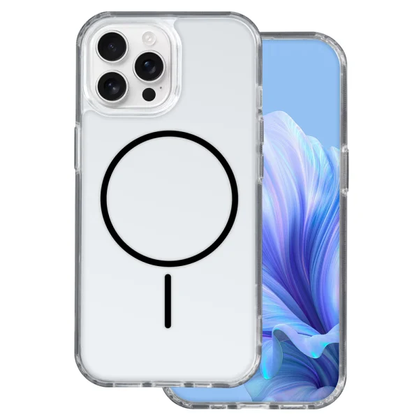 Калъф Anti Shock Thin MagSF за iPhone 16 Pro Max, черен 1