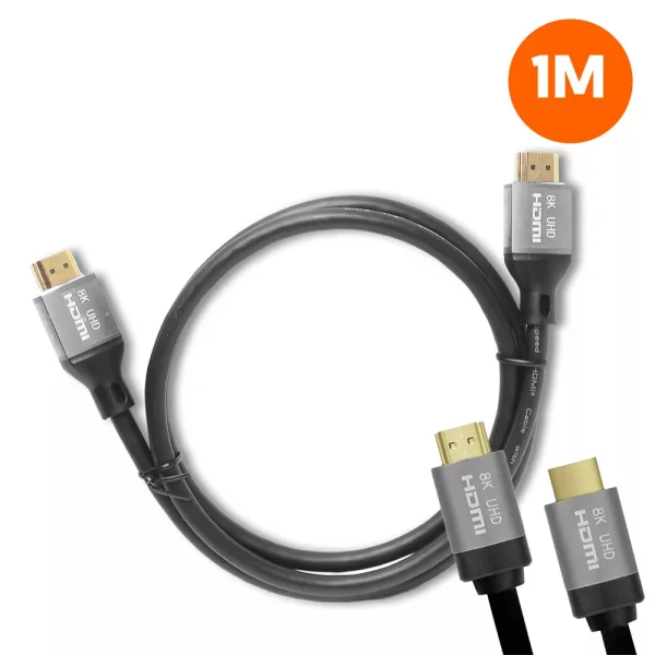 HDMI to HDMI Cable, v2.1, 8K, 1 m, black 2