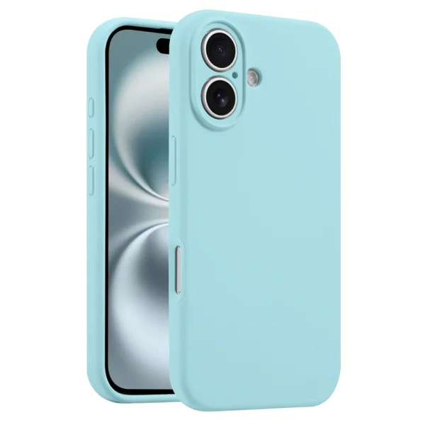 Silicone case Silicone Lite for iPhone 16 Plus, light blue 1