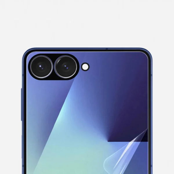 Стъклен Протектор за камерата на Samsung Galaxy Z Flip7, черен 2