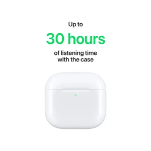 Слушалки Apple AirPods 4, mxp63zm, USB-C 6