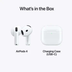 Слушалки Apple AirPods 4, mxp63zm, USB-C 3