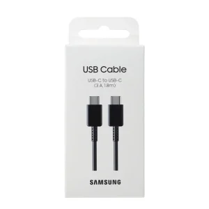 Кабел Samsung, USB-C към USB-C, 3A, 1.8m, EP-DX310JBE , черен 4