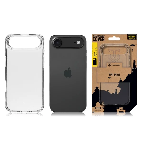 Silicone case Tactical Plyo Cover for iPhone 17 Air, transparent 3