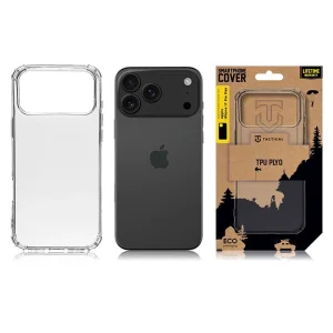 Силиконов калъф Tactical Plyo Cover за iPhone 18 Pro, прозрачен 3