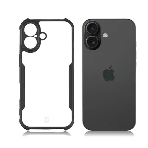 Калъф Tactical Quantum Stealth за iPhone 17, черен-прозрачен 2