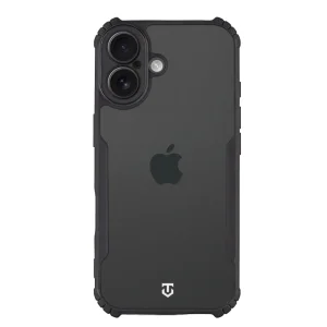 Калъф Tactical Quantum Stealth за iPhone 17, черен-прозрачен