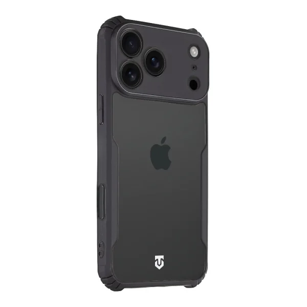Калъф Tactical Quantum Stealth за iPhone 18 Pro, черен-прозрачен 3
