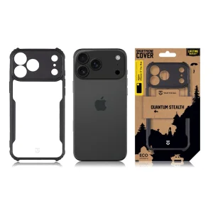 Калъф Tactical Quantum Stealth за iPhone 18 Pro, черен-прозрачен 4