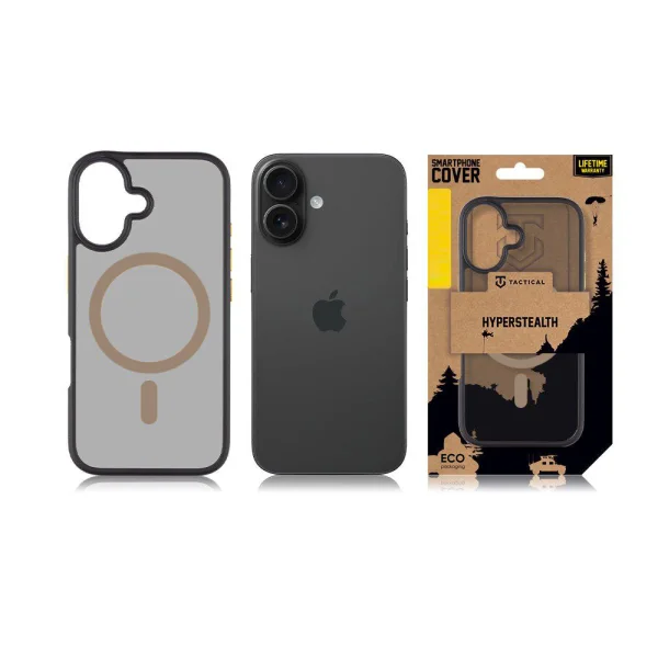 Калъф Tactical MagForce Hyperstealth 2.0 за iPhone 17, черен - кафяв 3