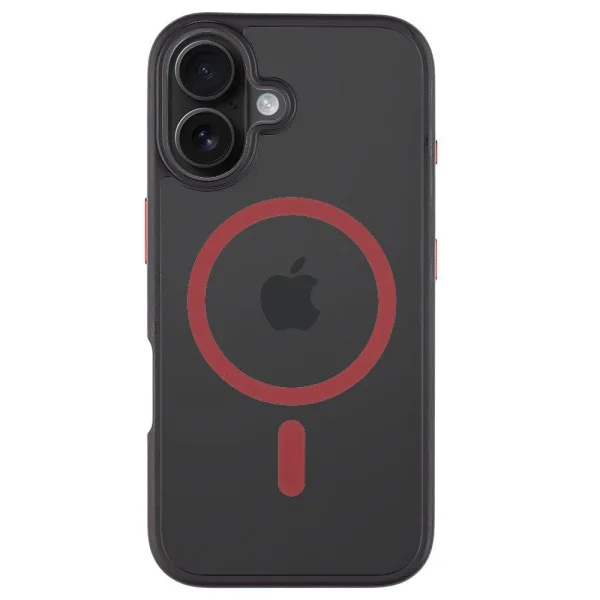 Tactical MagForce Hyperstealth 2.0 Case for iPhone 17, black-red 1