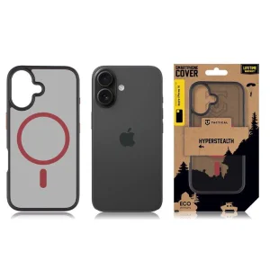 Tactical MagForce Hyperstealth 2.0 Case for iPhone 17, black-red 3