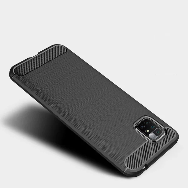 Силиконов Калъф Carbon за Xiaomi Redmi 10, Черен 2