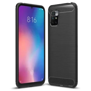 Силиконов Калъф Carbon за Xiaomi Redmi 10, Черен 3