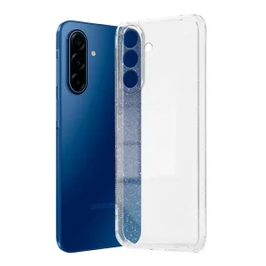 Glitter Silicone Case for Samsung Galaxy A17 5G, Transparent 3