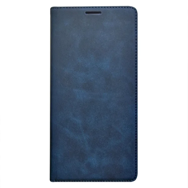Wallet case Smart Suede for Samsung Galaxy A17 5G, blue 1