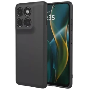 Силиконов калъф Soft Matte за Motorola Edge 60 Pro 5G, Черен