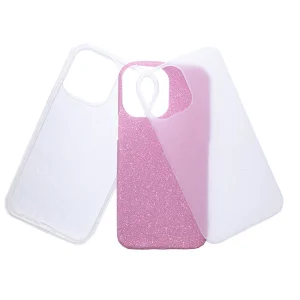Shockproof Shining Case for iPhone 13 Pro Max, Pink 5